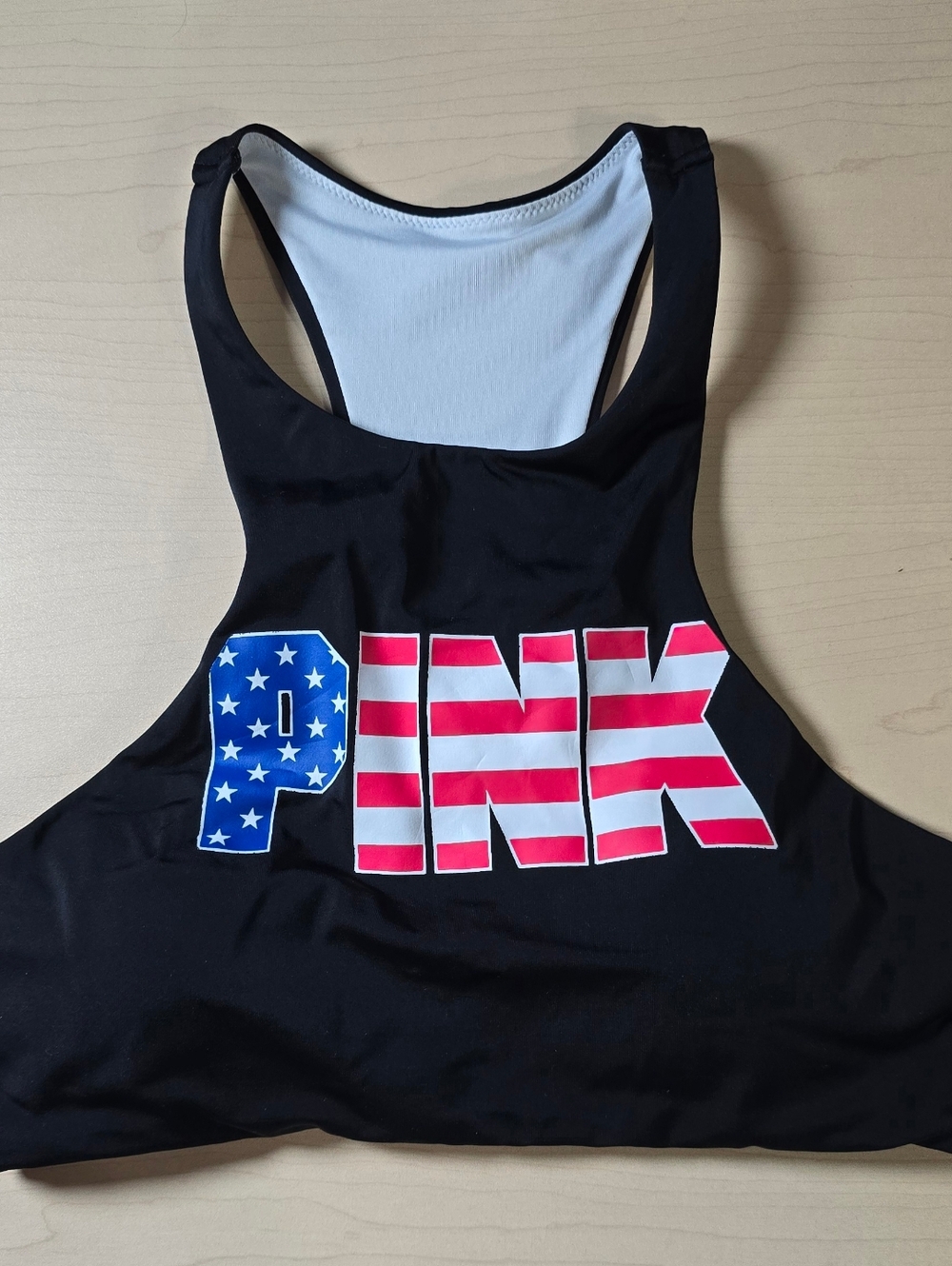 Victoria Secret PINK July 4th Patrotic‎ Bikini Top Size Small